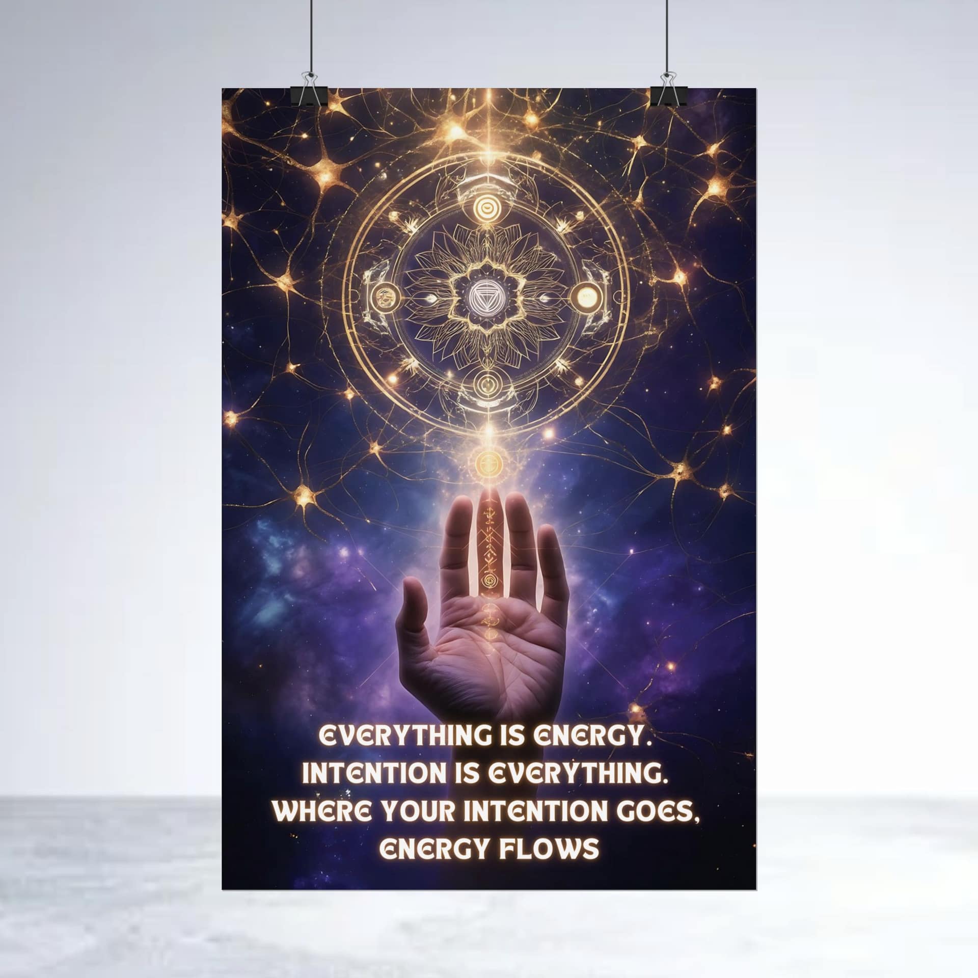 Energy Intention Flow – Manifestation Wall Art - Image 2